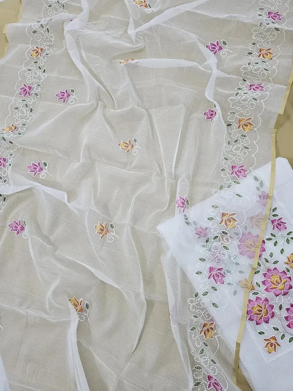Kotadoria_White_Cotton_Blend_Unstitched_Dress_Material_For_Women
