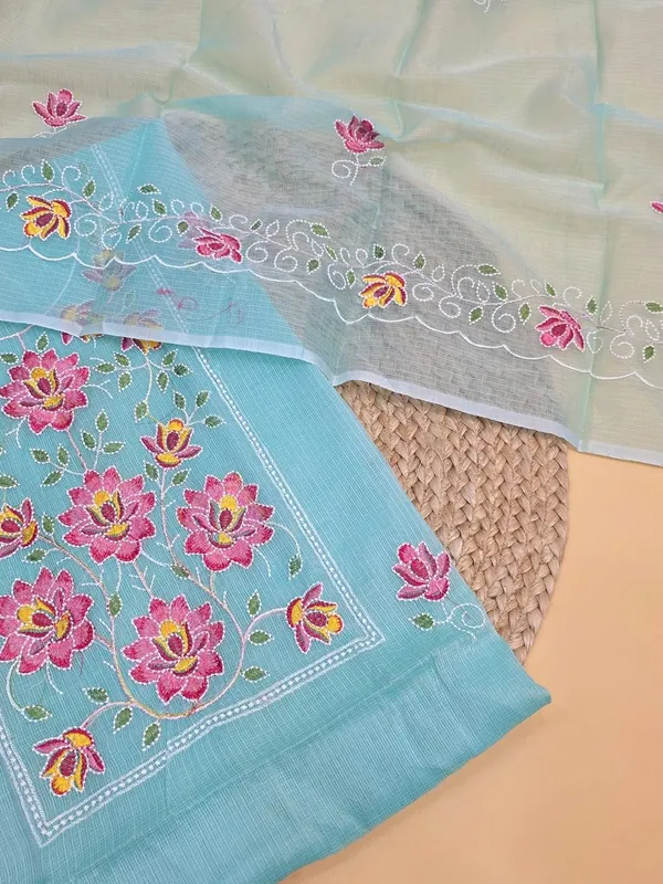 Kotadoria_Blue_Cotton_Blend_Unstitched_Dress_Material_For_Women
