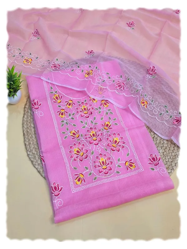 Kotadoria_Pink_Cotton_Blend_Unstitched_Dress_Material_For_Women