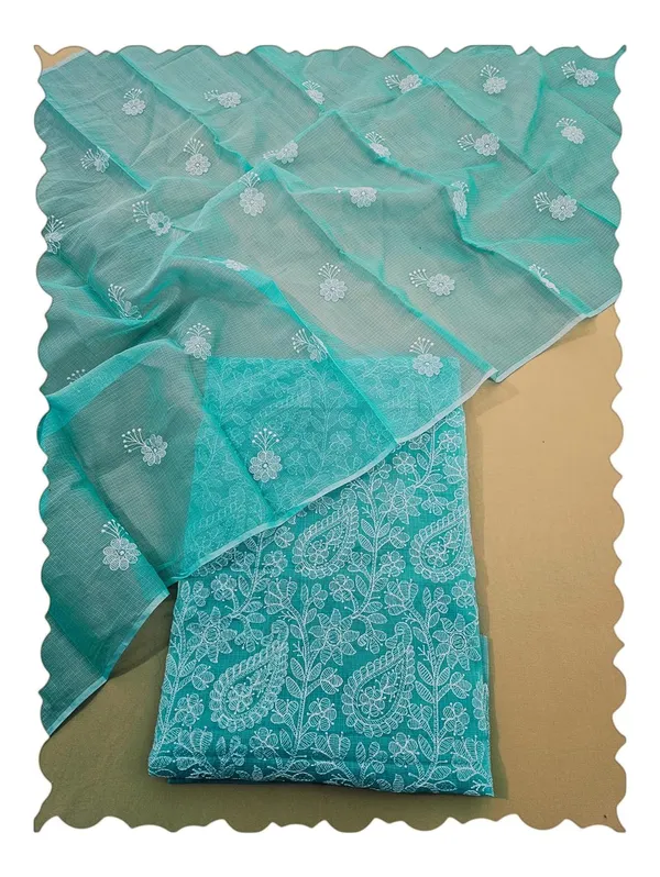 Kotadoria_Green_Mint_Cotton_Blend_Unstitched_Dress_Material_For_Women