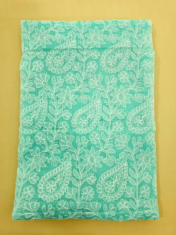 Kotadoria_Green_Mint_Cotton_Blend_Unstitched_Dress_Material_For_Women