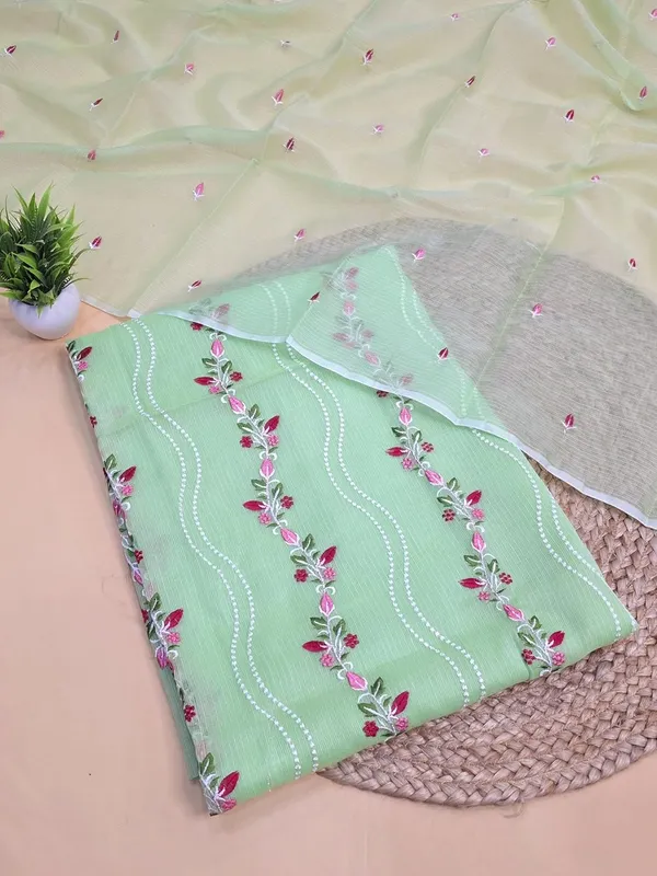 Kotadoria_Green_Cotton_Blend_Unstitched_Dress_Material_For_Women