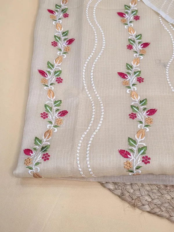 Kotadoria_Cream_Cotton_Blend_Unstitched_Dress_Material_For_Women