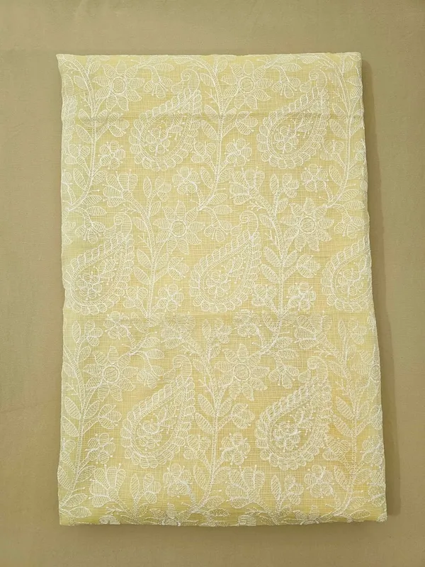 Kotadoria_Yellow_Cotton_Blend_Unstitched_Dress_Material_For_Women