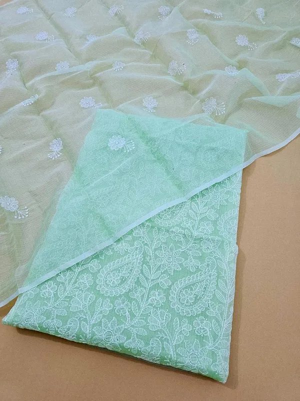 Kotadoria_Green_Cotton_Blend_Unstitched_Dress_Material_For_Women