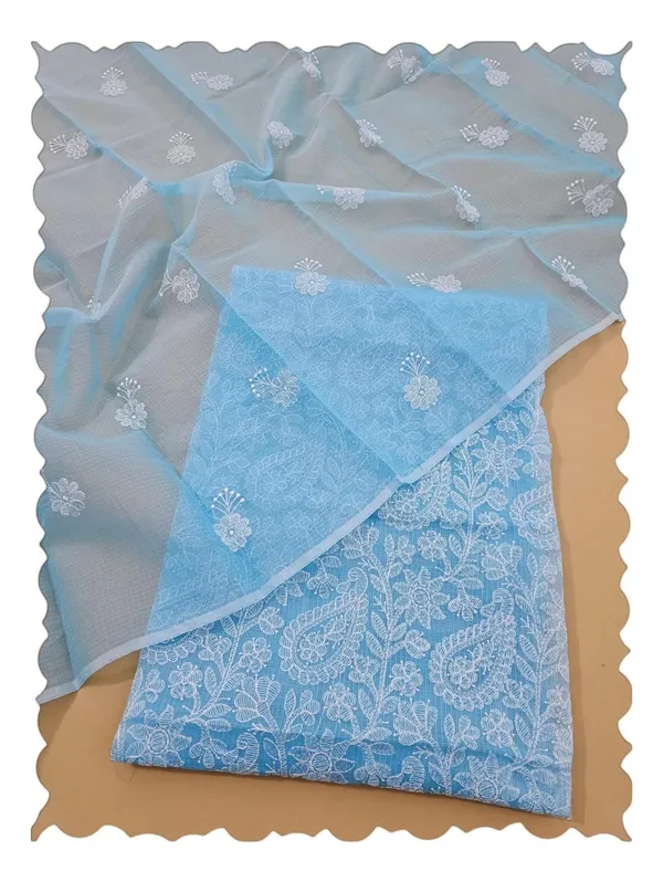 Kotadoria_Sky_Blue_Cotton_Blend_Unstitched_Dress_Material_For_Women