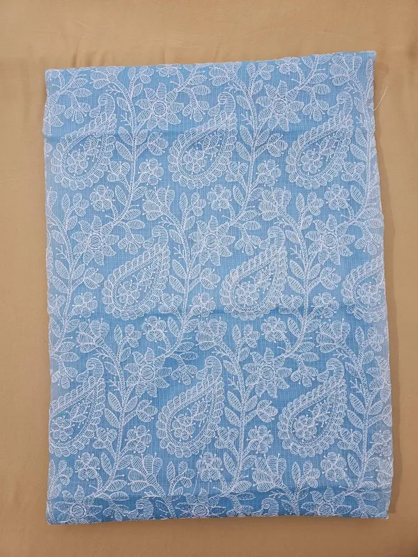 Kotadoria_Sky_Blue_Cotton_Blend_Unstitched_Dress_Material_For_Women
