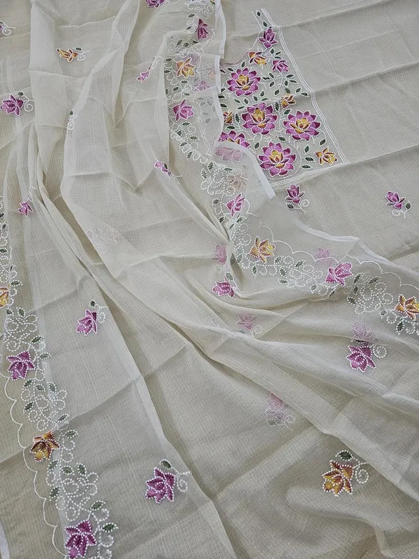 Kotadoria_Cream_Cotton_Blend_Unstitched_Dress_Material_For_Women