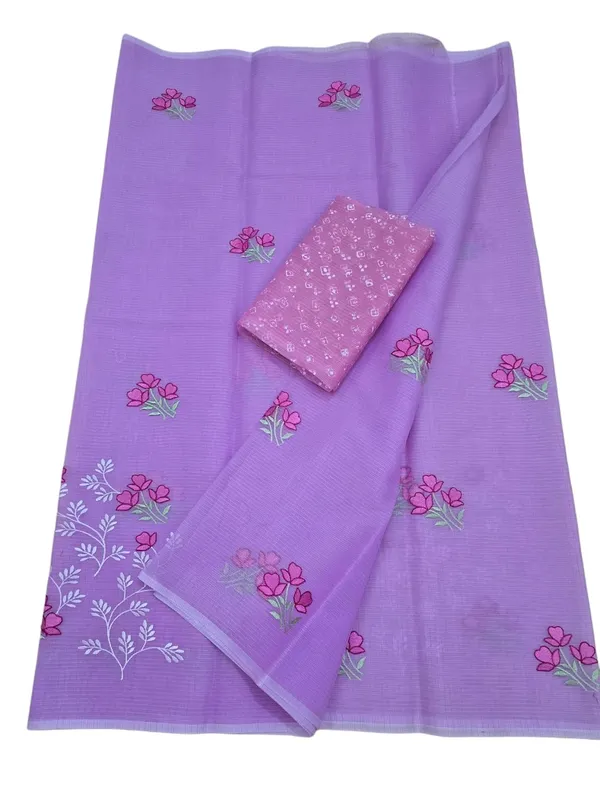 Kotadoria_Purple_Cotton_Saree_For_Women