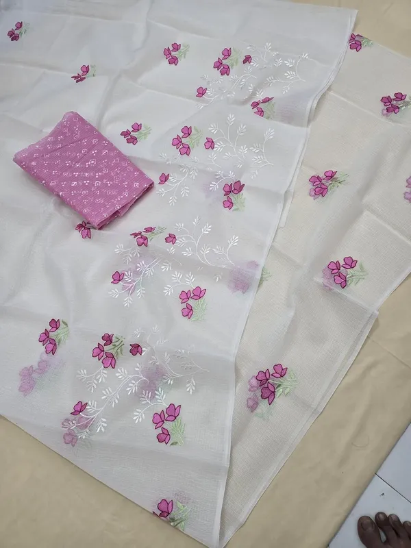 Kotadoria_White_Cotton_Saree_For_Women