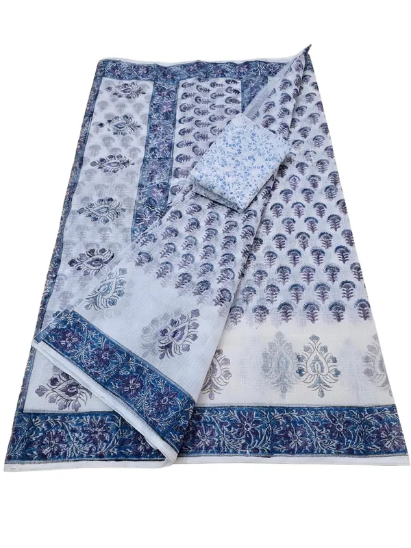 Kotadoria_White_Kota_Doria_Kota_Doria_Hand_Block_Print_Saree_For_Women