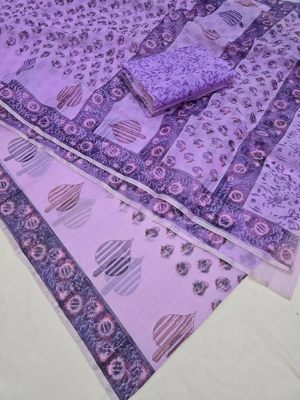 Kotadoria_Purple_Cotton_Saree_For_Women