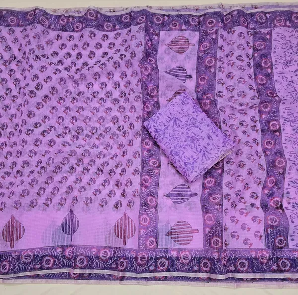 Kotadoria_Purple_Cotton_Saree_For_Women