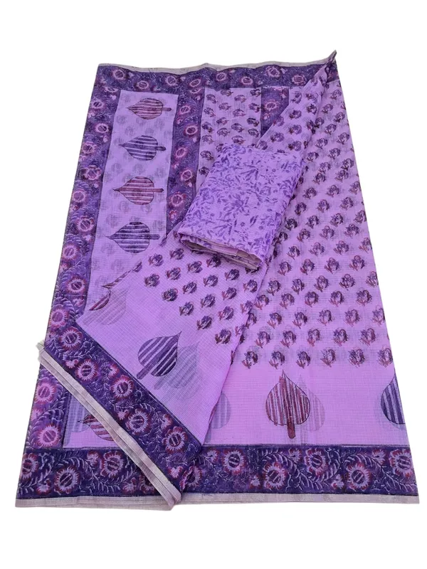 Kotadoria_Purple_Cotton_Saree_For_Women