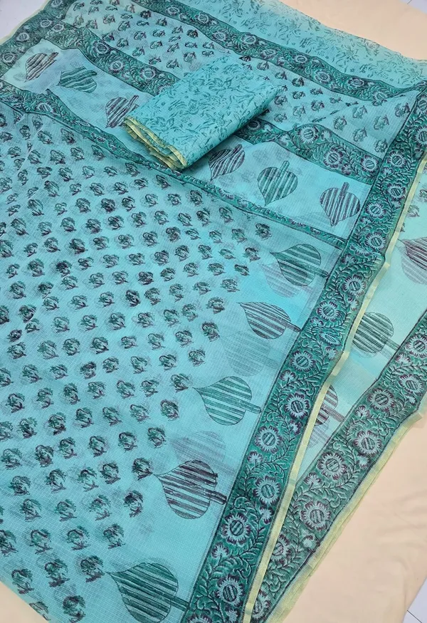 Kotadoria_Mint_Cotton_Saree_For_Women