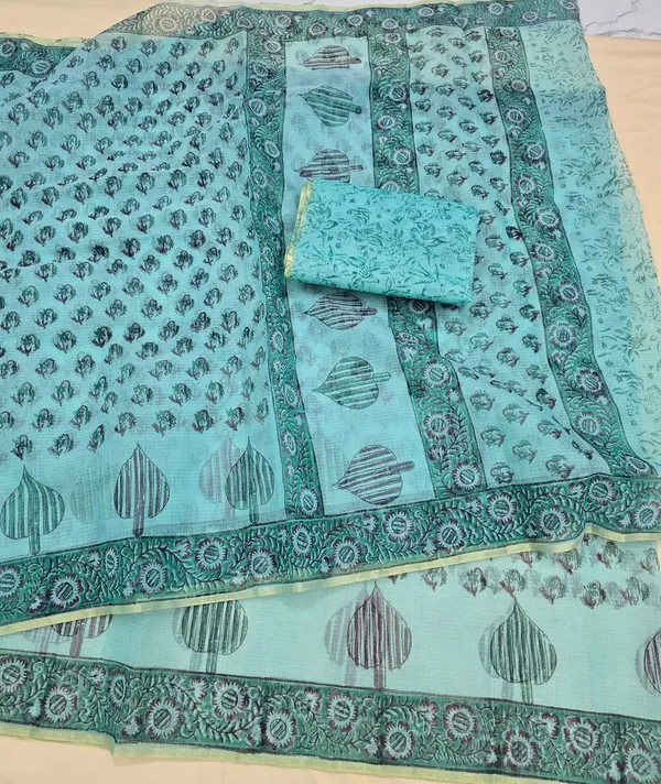 Kotadoria_Mint_Cotton_Saree_For_Women