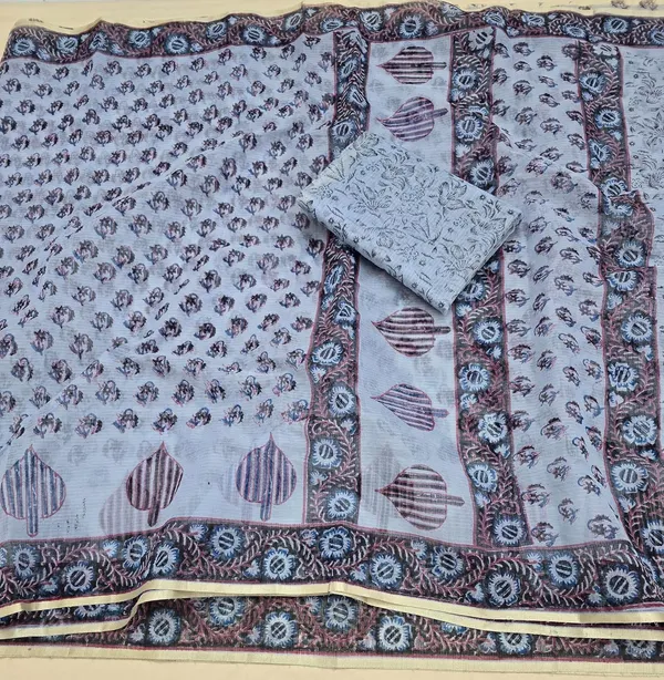 Kotadoria_Grey_Cotton_Saree_For_Women