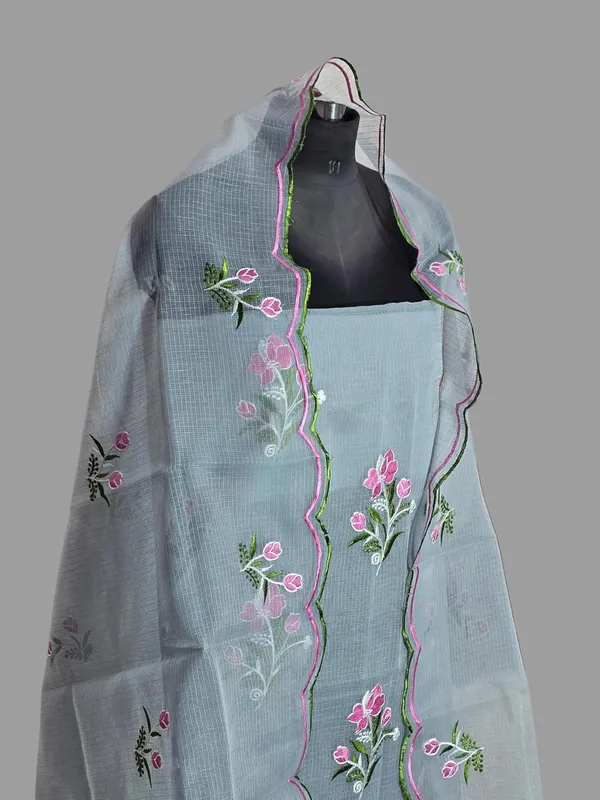 Kotadoria_Grey_Pure_Cotton_Embroidery_Unstitched_Dress_Material_For_Women