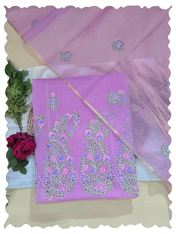 Kotadoria_Purple_Cotton_Unstitched_Dress_Material_For_Women