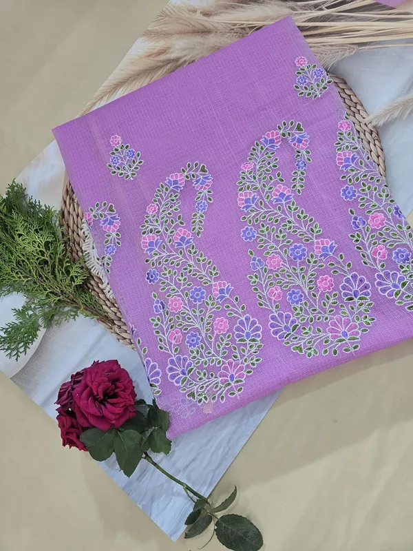 Kotadoria_Purple_Cotton_Unstitched_Dress_Material_For_Women