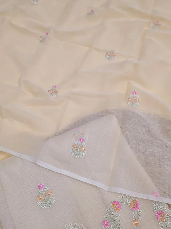 Kotadoria_Cream_Cotton_Unstitched_Dress_Material_For_Women