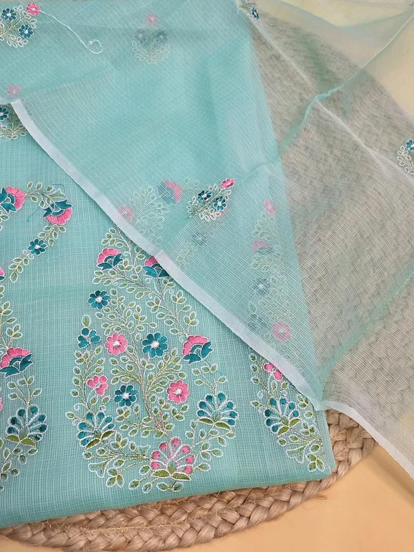 Kotadoria_Mint_Cotton_Unstitched_Dress_Material_For_Women