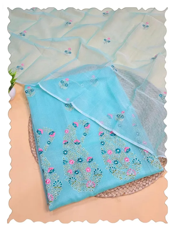 Kotadoria_Mint_Cotton_Unstitched_Dress_Material_For_Women