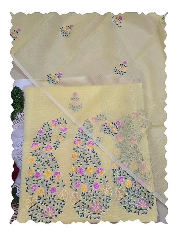 Kotadoria_Yellow_Cotton_Unstitched_Dress_Material_For_Women
