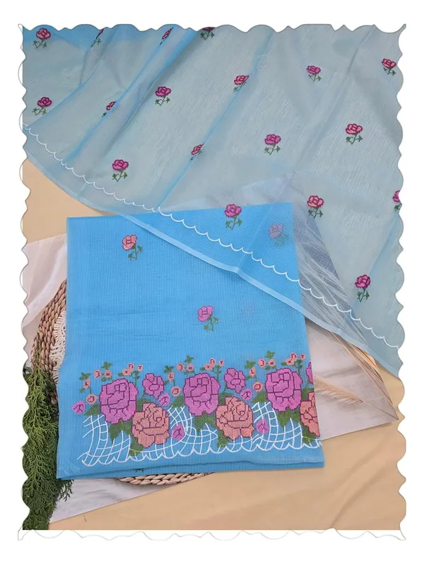Kotadoria_Sky_Blue_Cotton_Unstitched_Dress_Material_For_Women