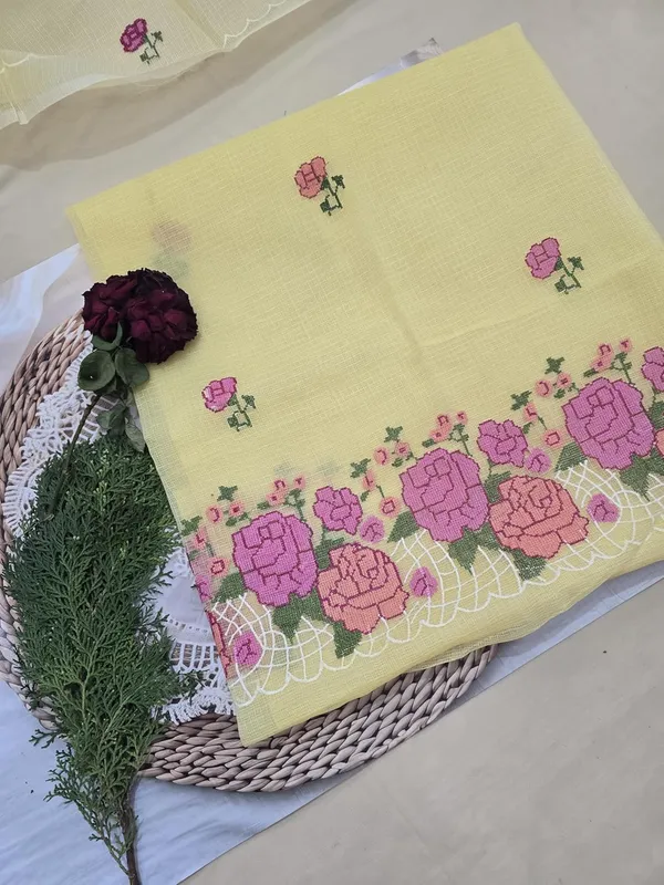 Kotadoria_Yellow_Cotton_Unstitched_Dress_Material_For_Women