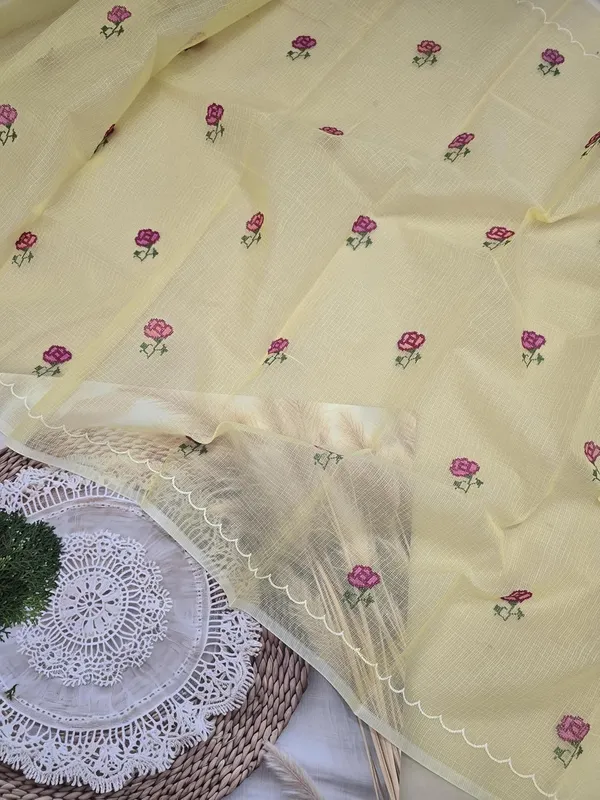 Kotadoria_Yellow_Cotton_Unstitched_Dress_Material_For_Women