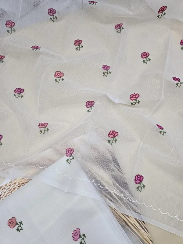 Kotadoria_White_Cotton_Unstitched_Dress_Material_For_Women