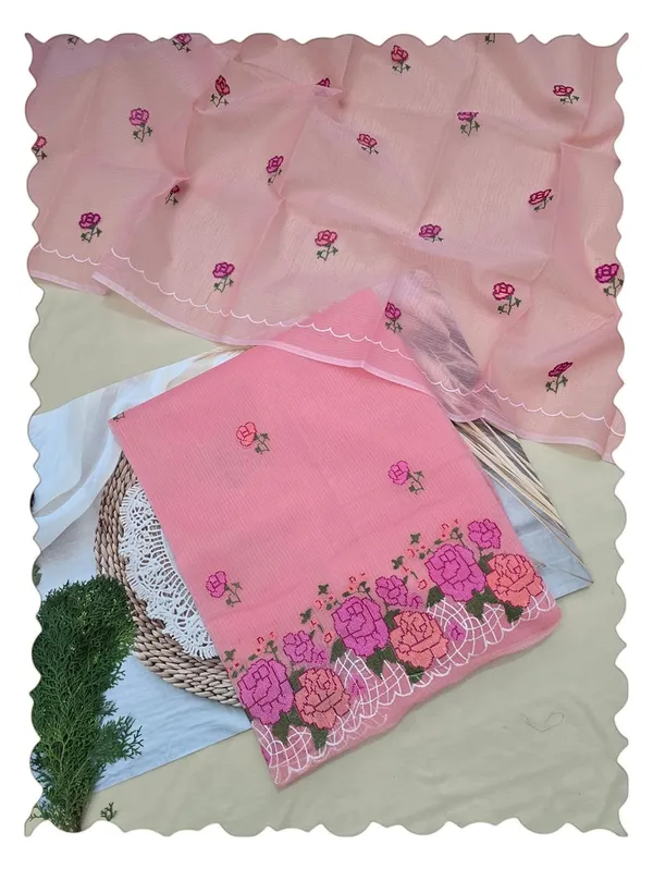 Kotadoria_Peach_Cotton_Unstitched_Dress_Material_For_Women