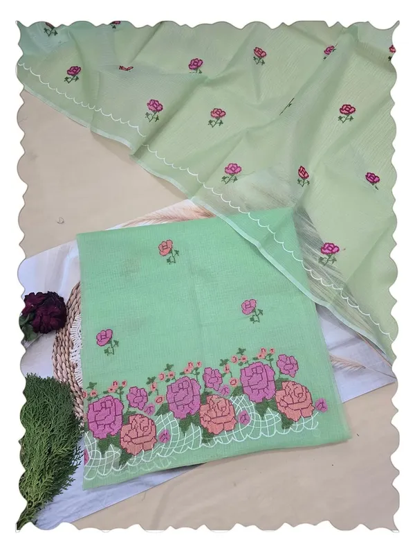 Kotadoria_Green_Cotton_Unstitched_Dress_Material_For_Women
