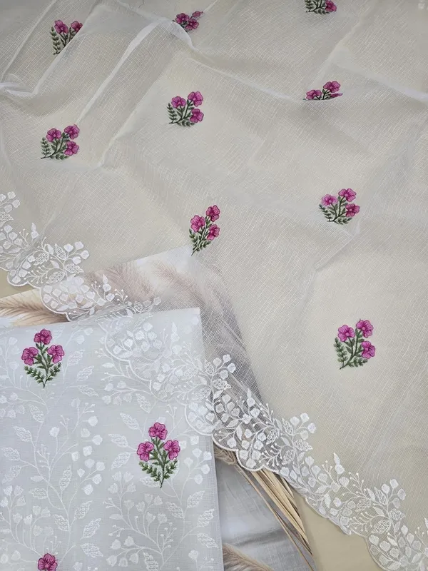 Kotadoria_White_Cotton_Unstitched_Dress_Material_For_Women