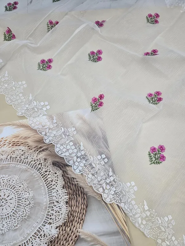Kotadoria_White_Cotton_Unstitched_Dress_Material_For_Women