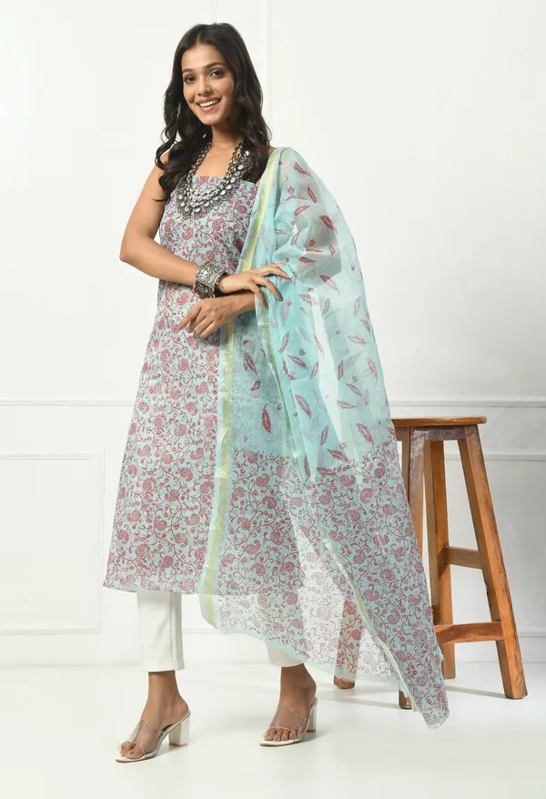 Kotadoria_Light_Blue_Cotton_Unstitched_Suit_Set_For_Women
