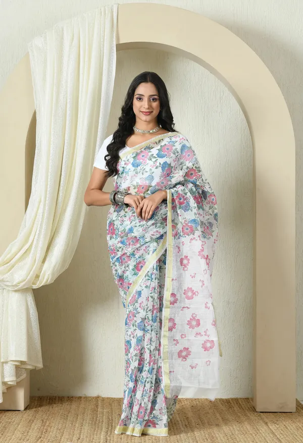 Kotadoria_White_Cotton_Saree_For_Women
