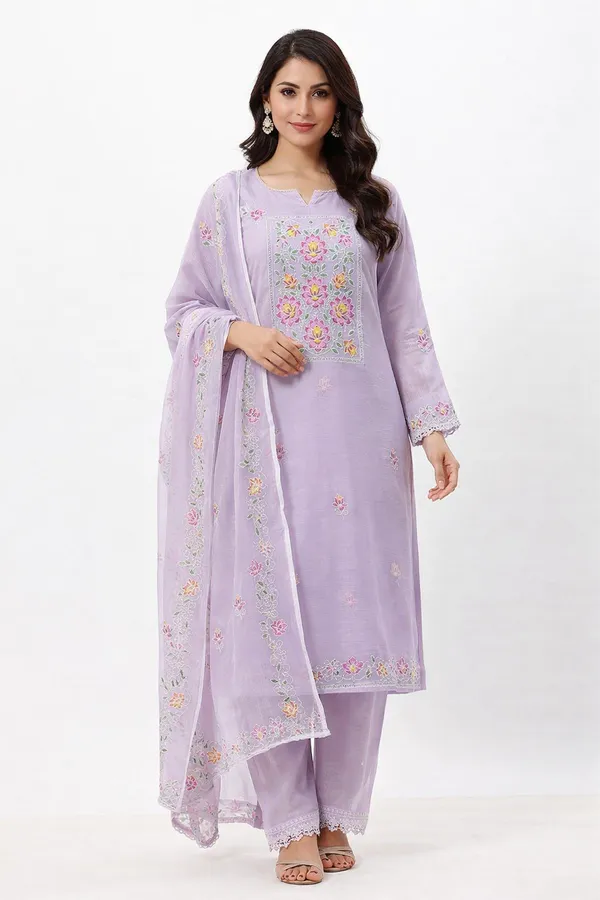 Kotadoria_Purple_Cotton_Blend_Unstitched_Dress_Material_For_Women