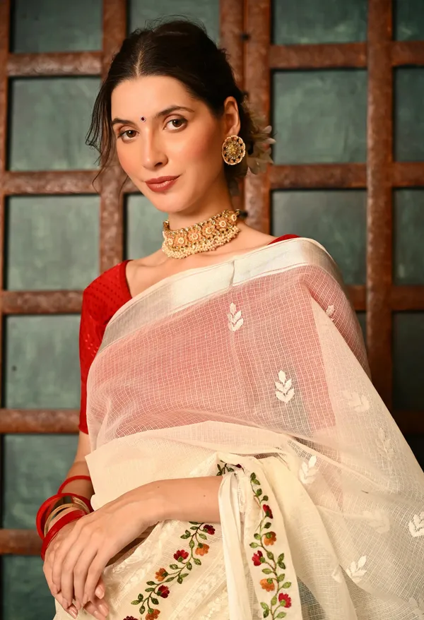 Kotadoria_Pearl_White_Kota_Doria_Cotton_Saree_For_Women
