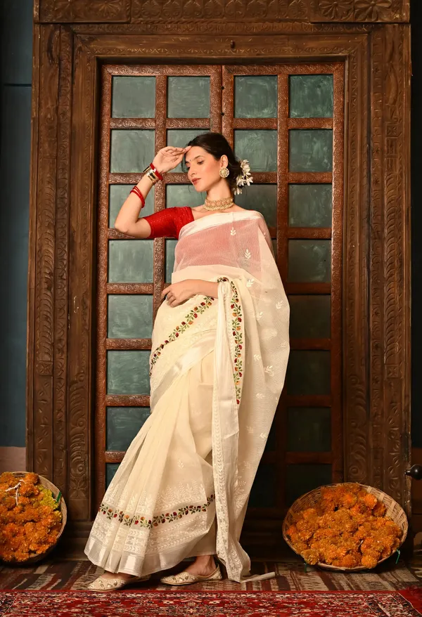 Kotadoria_Pearl_White_Kota_Doria_Cotton_Saree_For_Women