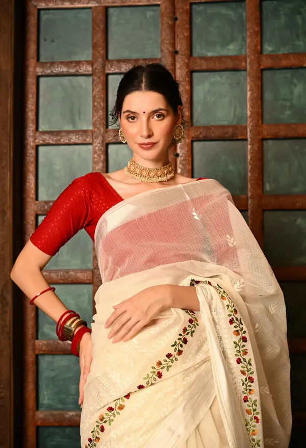 Kotadoria_Pearl_White_Kota_Doria_Cotton_Saree_For_Women