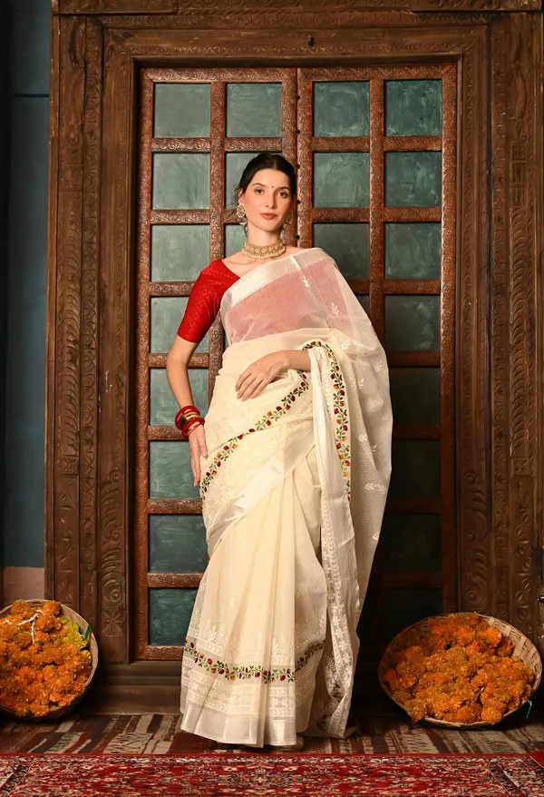 Kotadoria_Pearl_White_Kota_Doria_Cotton_Saree_For_Women