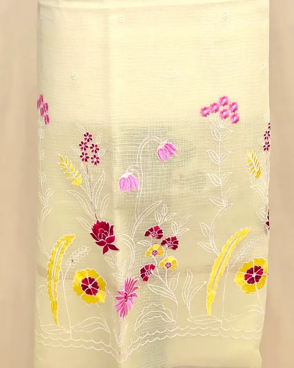 Kota_Doria_Embroidered_3_Piece_Suit_Set_for_Women_|_Cream_&_Pink_Floral_Embroidery_Kurta_with_Bottom_&_Dupatta_|_Premium_Ethnic_Wear