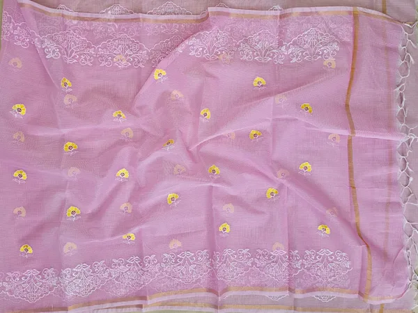 Kota_Doria_Embroidered_3_Piece_Suit_Set_for_Women_|_Cream_&_Pink_Floral_Embroidery_Kurta_with_Bottom_&_Dupatta_|_Premium_Ethnic_Wear