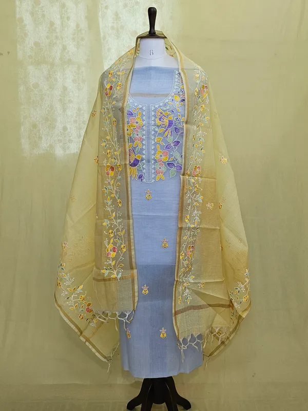 Kota_Doria_Embroidered_3_Piece_Suit_Set_for_Women_|_Floral_Embroidery_Kurta,_Bottom_&_Dupatta_|_Elegant_Ethnic_Wear