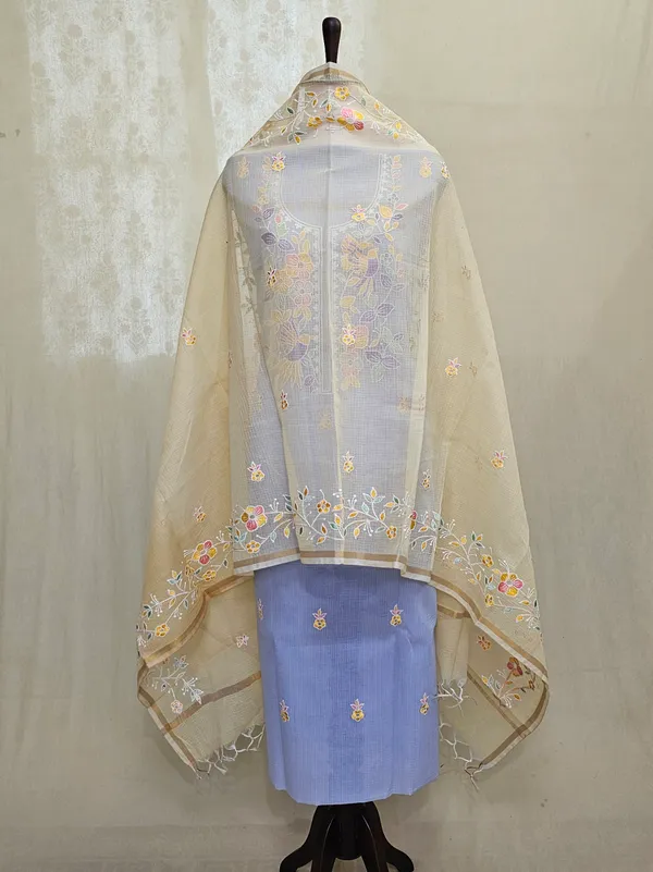 Kota_Doria_Embroidered_3_Piece_Suit_Set_for_Women_|_Floral_Embroidery_Kurta,_Bottom_&_Dupatta_|_Elegant_Ethnic_Wear