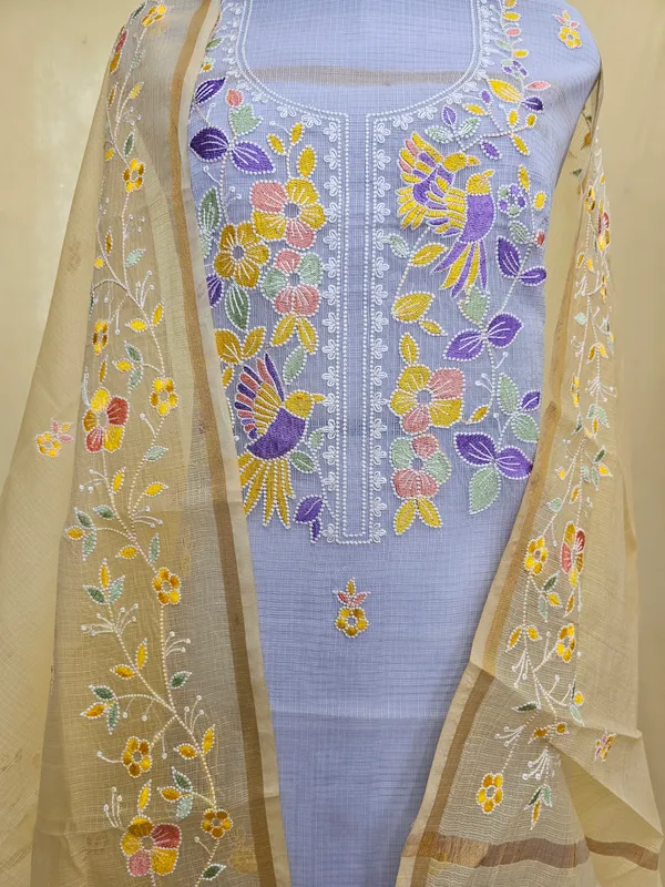Kota_Doria_Embroidered_3_Piece_Suit_Set_for_Women_|_Floral_Embroidery_Kurta,_Bottom_&_Dupatta_|_Elegant_Ethnic_Wear