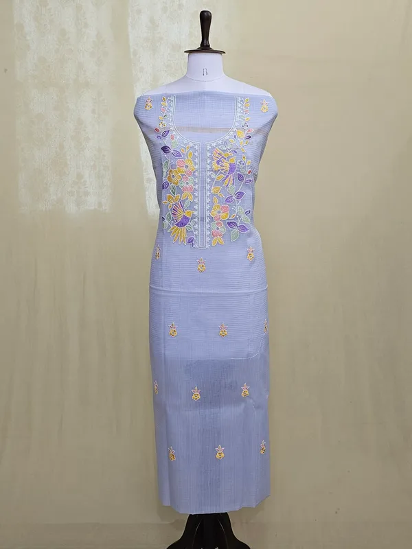Kota_Doria_Embroidered_3_Piece_Suit_Set_for_Women_|_Floral_Embroidery_Kurta,_Bottom_&_Dupatta_|_Elegant_Ethnic_Wear