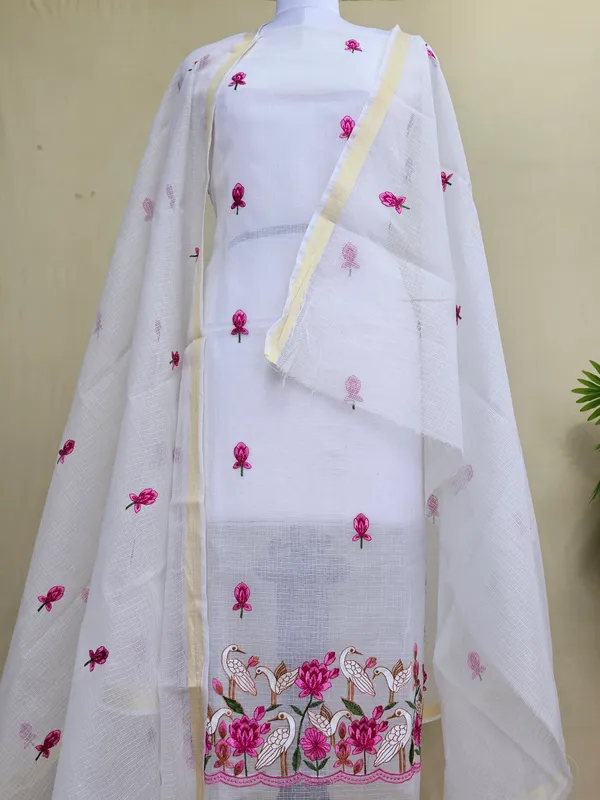 Kota_Doria_Embroidered_Top_&_Bottom_Set_for_Women_|_White_Floral_Embroidery_Dress_Material_|_Elegant_Ethnic_Wear